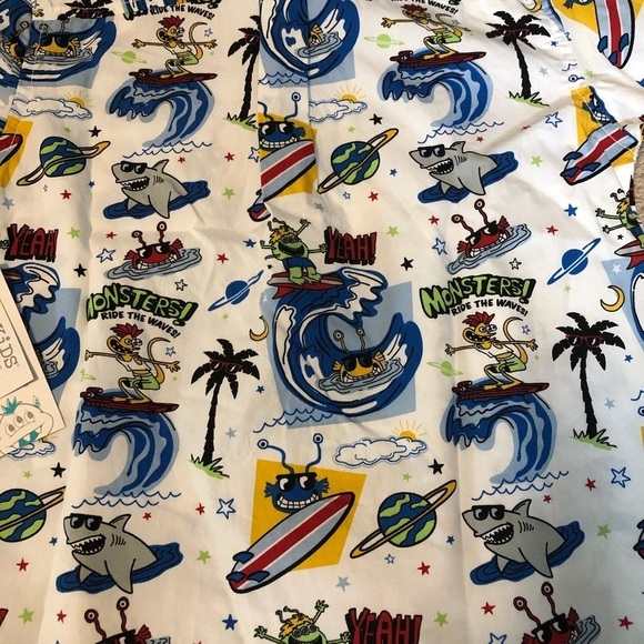 365 kids from granamals short sleeve button down collard shirt size 7 - Picture 8 of 8